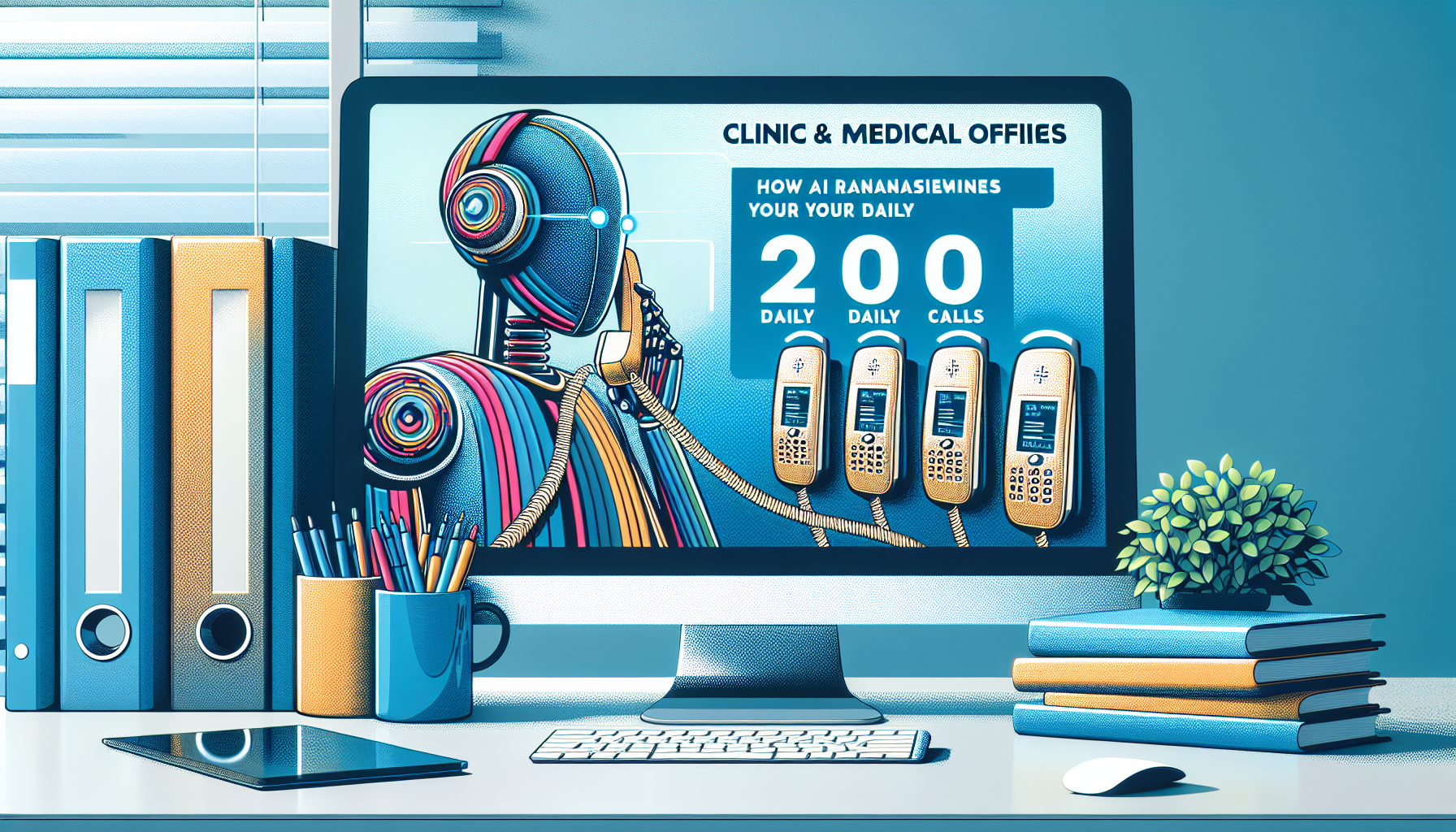 Cliniques et cabinets médicaux : comment l'IA gère vos 200 appels quotidiens